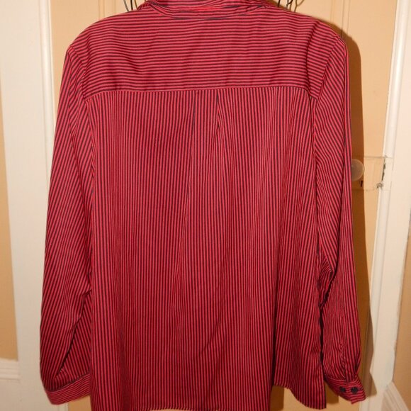 Ladies ELEMENTZ Button-Front Blouse - Shirt - Top  ~  L ~ Long Sleeve - Picture 6 of 7